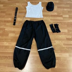 5 Piece Hip Hop Dance Outfit